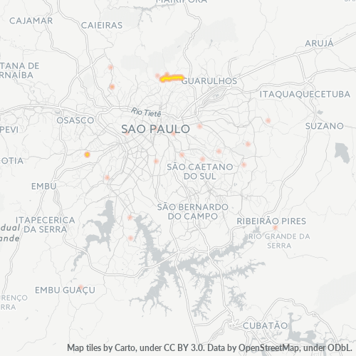02350-000 Mapa de calor de densidad empresarial