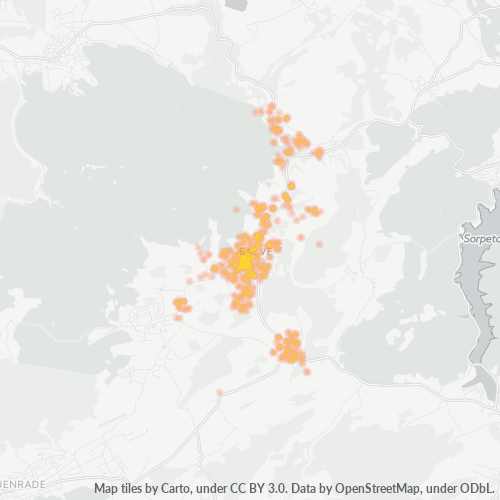58802 Standortdichte-Heatmap
