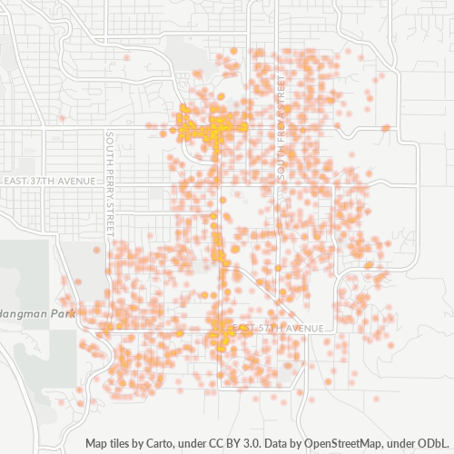 99223 Business Density Heatmap