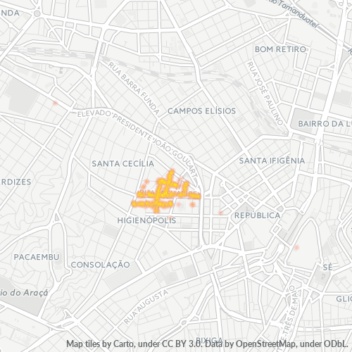 01224-000 Heatmap de Densidade da Empresa