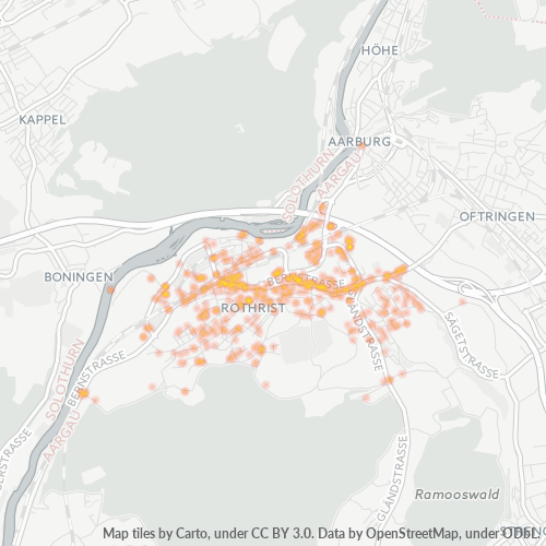 4852 Standortdichte-Heatmap