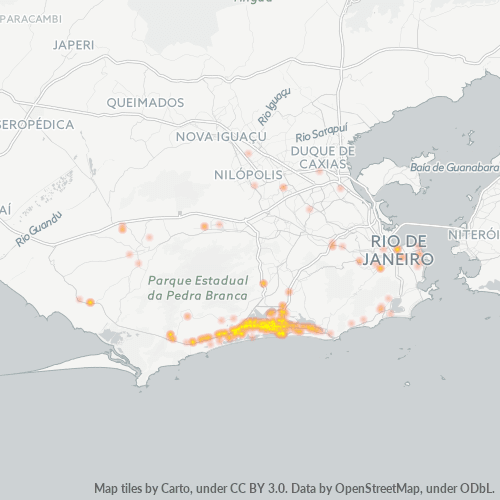 22793-000 Mapa de calor de densidad empresarial