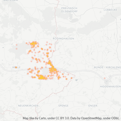 Heatmap für plz 49328