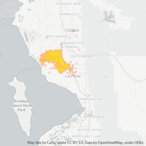 84015 Business Density Heatmap