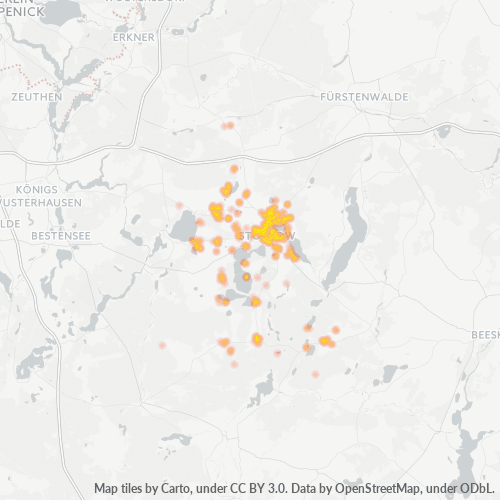 Heatmap für plz 15859