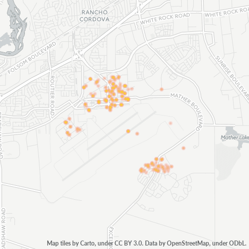 95655 Business Density Heatmap