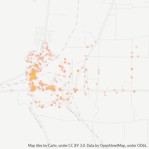 31063 Business Density Heatmap