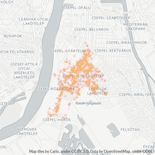 1214 Vállalati sűrűségi térkép
