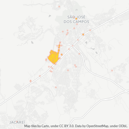 12240-000 Heatmap de Densidade da Empresa
