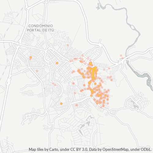 13304-000 Heatmap de Densidade da Empresa