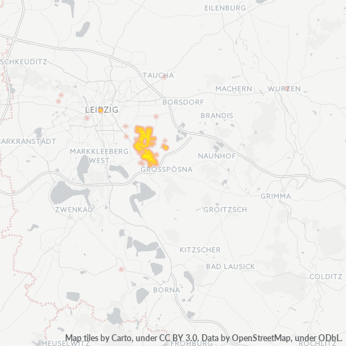 Heatmap für plz 04288