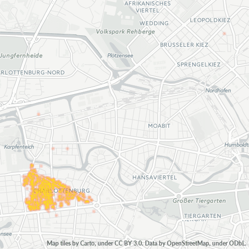 10585 Standortdichte-Heatmap