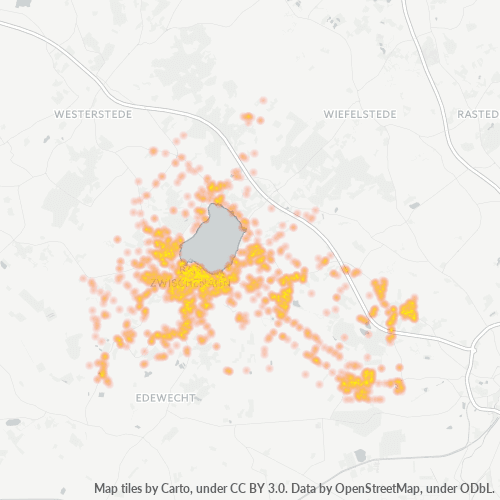 Heatmap für plz 26160