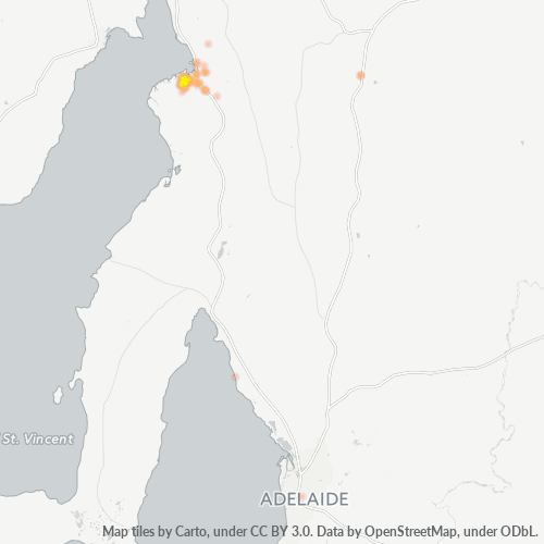 5540 Business Density Heatmap