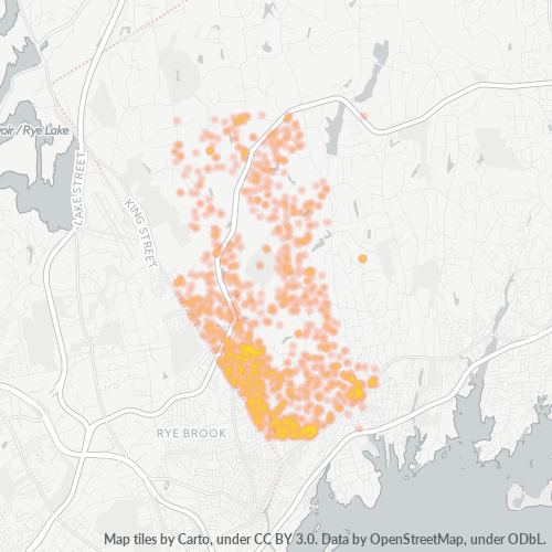 06831 Business Density Heatmap