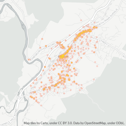 37650 Business Density Heatmap