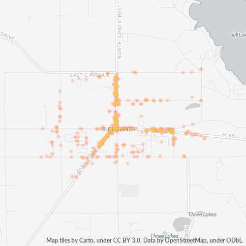 49083 Business Density Heatmap