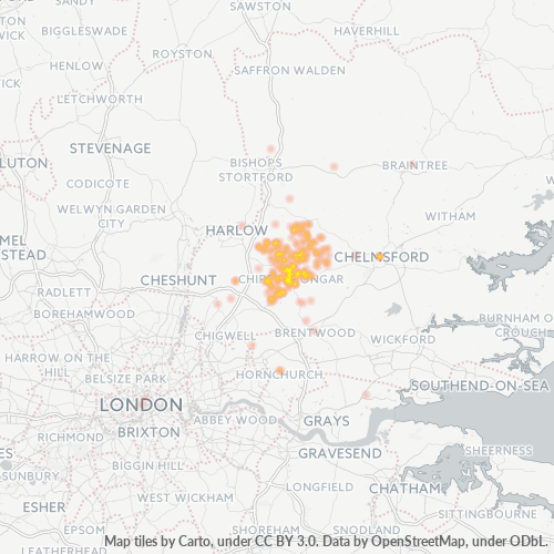 CM5 Business Density Heatmap