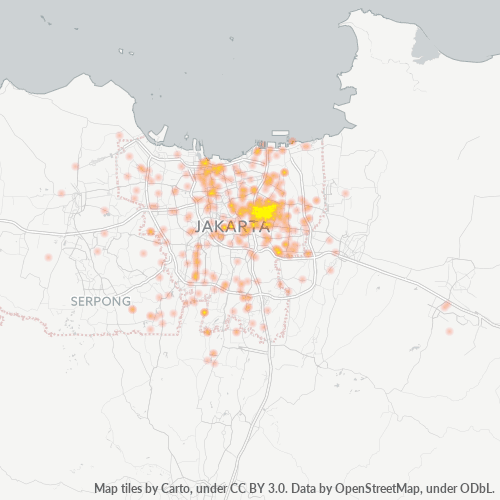 13220 Peta Panas Densitas Bisnis