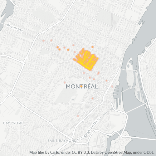 H2J Business Density Heatmap