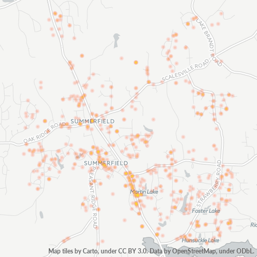 27358 Business Density Heatmap