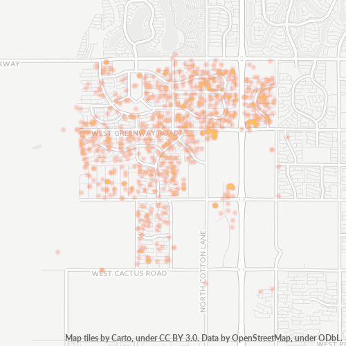 85388 Business Density Heatmap