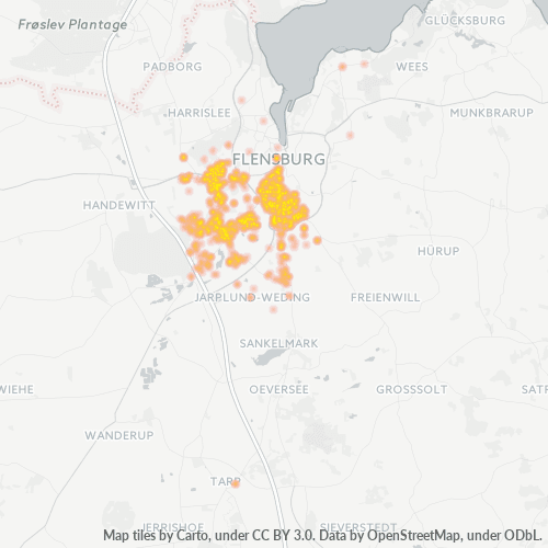 Heatmap für plz 24941