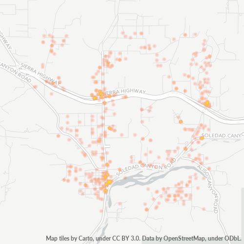 93510 Business Density Heatmap