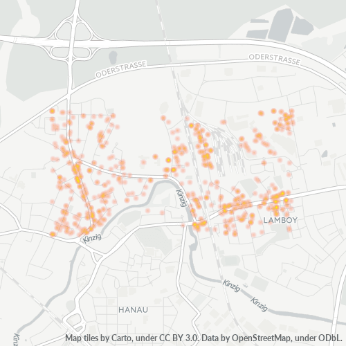 63452 Standortdichte-Heatmap