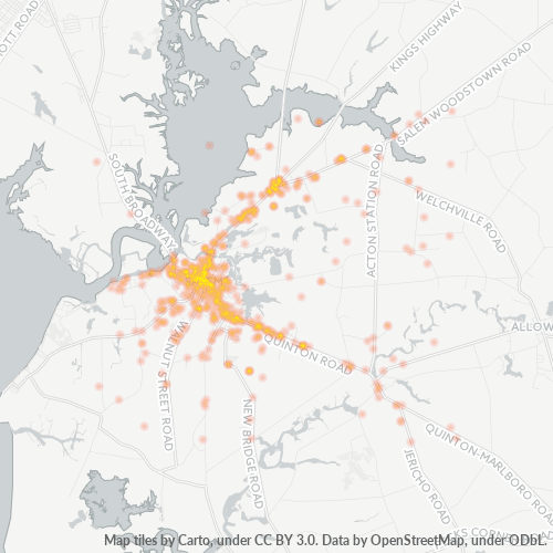 08079 Business Density Heatmap