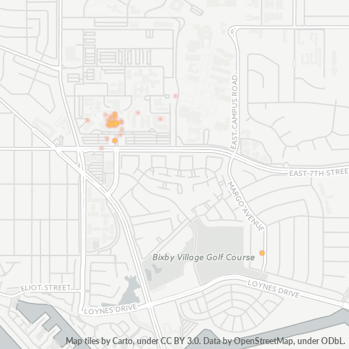 90822 Business Density Heatmap