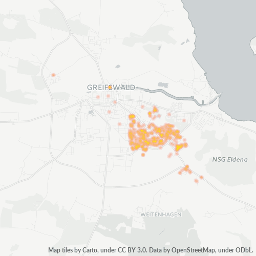 Heatmap für plz 17491