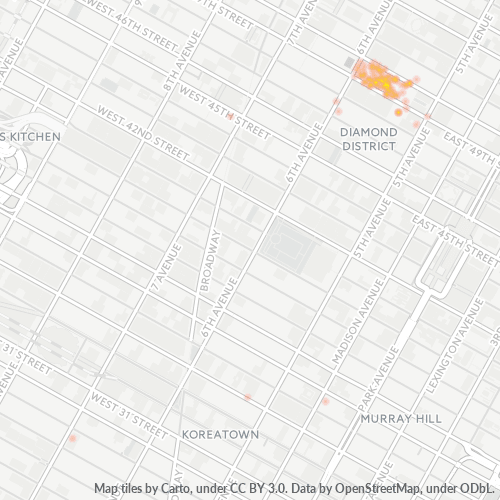 10112 Business Density Heatmap
