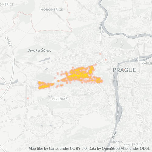 169 00 Mapa hustoty obchodu