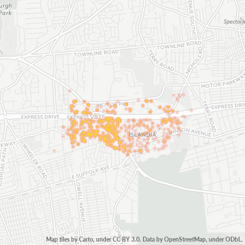 11749 Business Density Heatmap