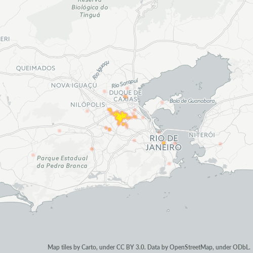 21235-000 Mapa de calor de densidad empresarial