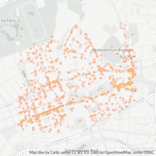 Heatmap für plz 47800