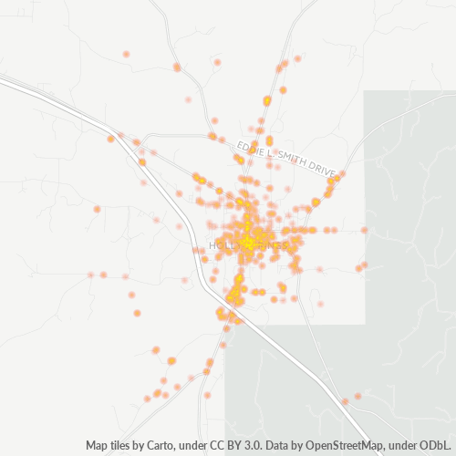38635 Business Density Heatmap