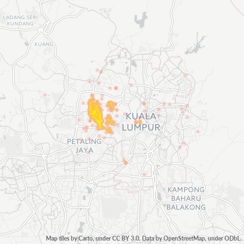 60000 Business Density Heatmap
