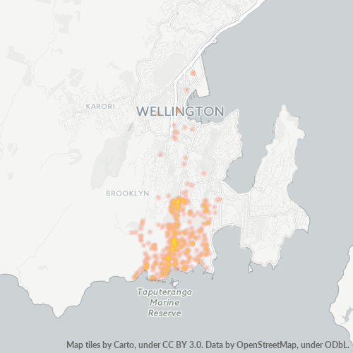 6023 Business Density Heatmap