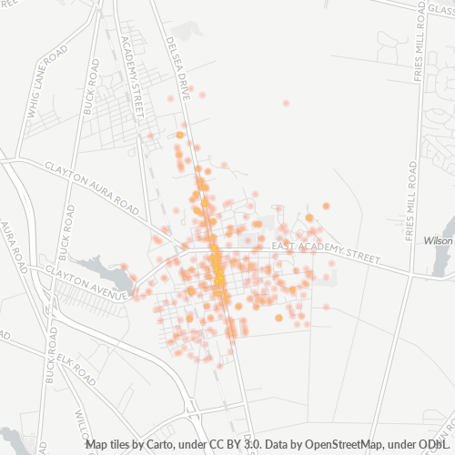 08312 Business Density Heatmap