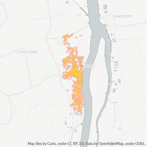 Heatmap für plz 26919