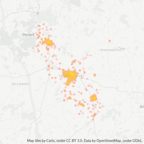 48317 Standortdichte-Heatmap