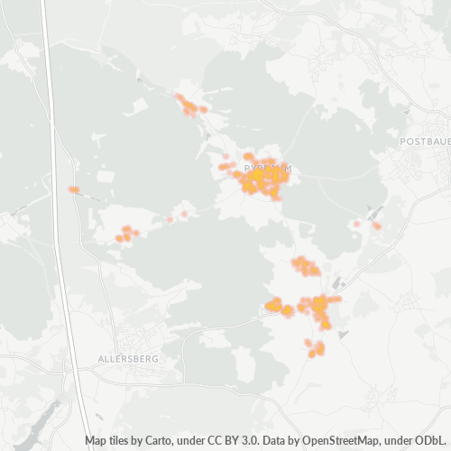 Heatmap für plz 90602