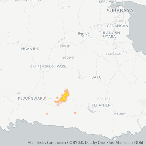 66182 Peta Panas Densitas Bisnis