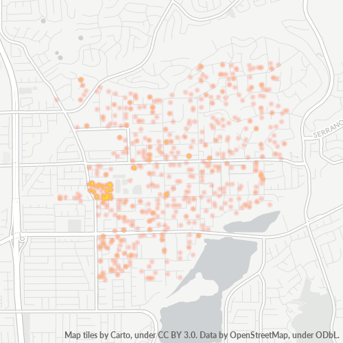 92861 Business Density Heatmap