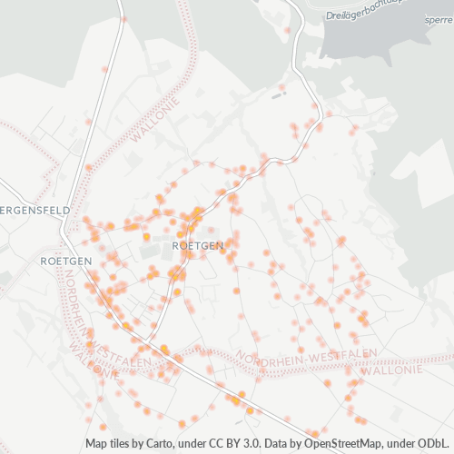 Heatmap für plz 52159