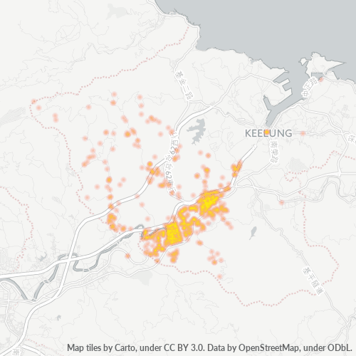 206 商業密度熱圖