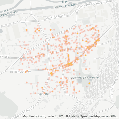 59067 Standortdichte-Heatmap