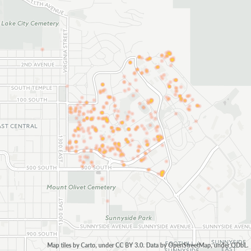 84112 Business Density Heatmap